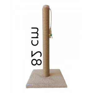 82 cm Kedi Tırmalama Tahtası, Tek Parça Ekru Tasarım