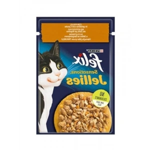 85 gr Tavuk Havuç Jel Pouch Kedi Konservesi