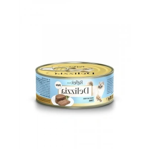 85 gram Kıyılmış Ton Balıklı Kedi Maması - Plus Delizzia