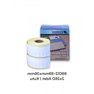 89 mm x 36 mm Termal Etiket, Barkod ve Adres Yazıcıları ile Uyumlu 520 Adet Set