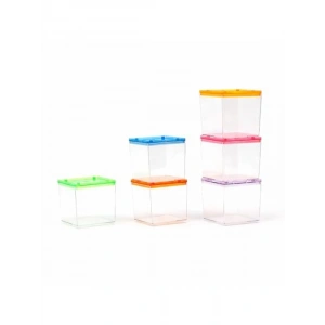 8x8x7 cm Mini Plastik Betta Akvaryum Kabı