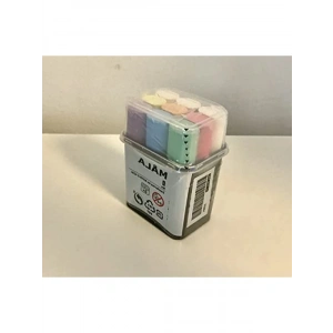 9 Adet MALA Tebeşir Seti, Renkli ve Beyaz