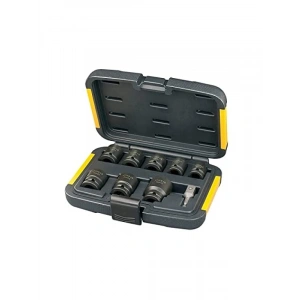 9 Parça Darbeli Somun Sıkma Uç Seti - Metalik