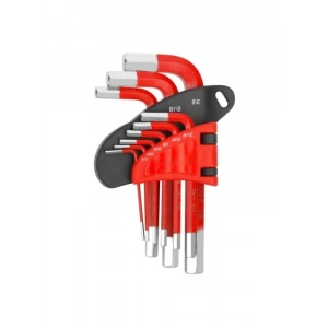 9 Parça Kısa Boy CR-V İnç Allen Anahtar Takımı