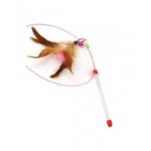 90 cm Uzunlukta Tüylü Kedi Oyun Oltası