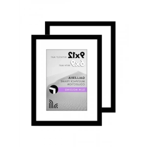 9x12 inç Siyah Resim Çerçevesi Seti