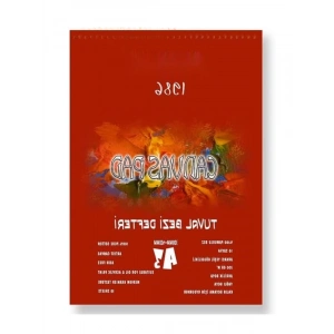 A3 Boyutunda %100 Pamuk Tuval Bezi Defteri, 300gr, 10 Yaprak