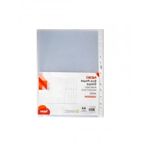 A4 Boyutunda 100lü Şeffaf Poşet Dosya