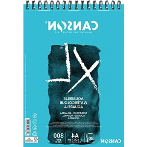 A4 Boyutunda 300g 30 Sayfa Sulu Boya Blok, XL Aquarelle Kalite
