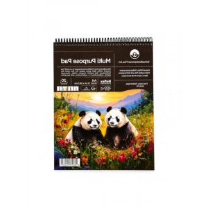 A4 Boyutunda Çok Amaçlı Defter, 200 G/m2 İnce Dokulu
