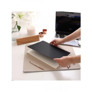 A4 Boyutunda Siyah Kraft Karton Kapaklı Kareli Not Defteri