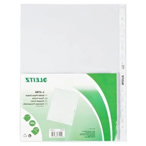 A4 Buzlu Poşet Dosya - 11 Delikli - 100 Adet