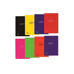 A4 Çizgili Spiralli Defter - 80 Yaprak PP Kapaklı