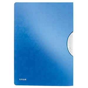 A4 Sıkıştırmalı Dosya, Metalik Mavi