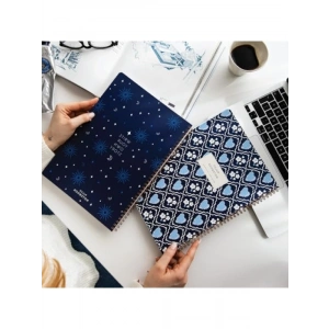 A4 Spiralli Çizgili Okul Defteri Seti, 80 Yaprak