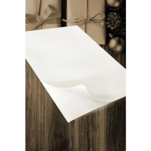A4 Yapışkanlı Etiket Kağıdı, 25 Yaprak, 160 gr, Beyaz