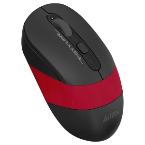 A4Tech FG10 Nano Alıcı Kablosuz Optik 2000DPI Enerji Korumalı Mouse - Siyah/Kırmızı