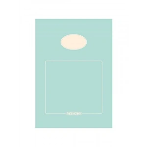 A5 Boyutunda Karton Kapaklı Bloknot - Mint Renk, 80 Yaprak