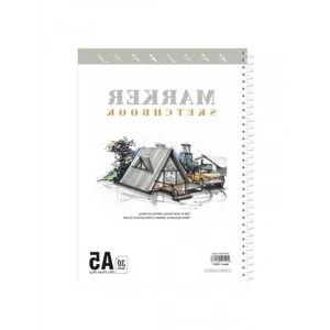 A5 Boyutunda Marker Sketchbook, Sanat Çalışmaları İçin