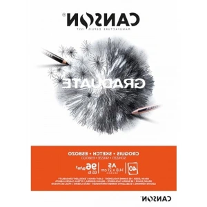 A5 Eskiz Kağıdı Tabakası - 40 Doğal Beyaz Levha