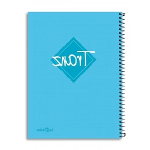 A5 Kareli Defter - 200 Sayfa, Turkuaz Renk