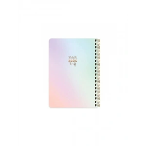 A5 Sert Kapak Haftalık Ajanda - Varak Yaldızlı Tasarım