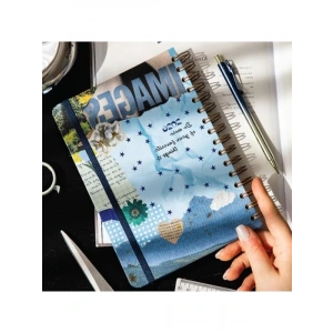 A5 Spiralli Haftalık Ajanda - 12 Aylık Kolaj Tasarımı