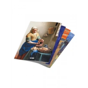 A6 Çizgili 4lü Defter Seti - 72 Sayfa