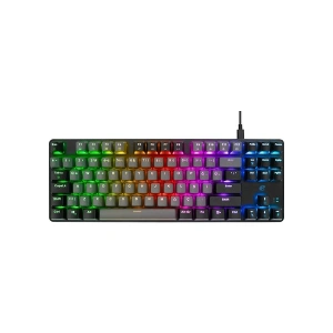 Acer eMachines EAK87 Gri/Siyah USB RGB Backlight RED SWITCH Mekanik Q 87 Tuşlu TKL Gaming Klavye