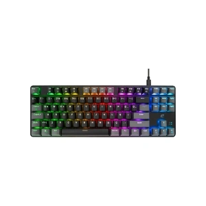 Acer Emachines, EAK87, Siyah/gri, USB Kablolu, Rgb Backlight, Red Switch, Mekanik, Türkçe Q, 87 Tuşlu, Gaming Klavye