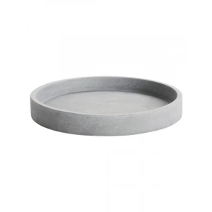 Açık Gri Saksı Altlığı, 15 cm Çapında