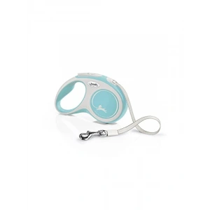 Açık Mavi Şerit Tasma 5m, S Beden, Konforlu Yürüyüş İçin