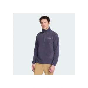 adidas Multi Essentials 1/2 Zip Fleece Erkek Mavi Dik Yaka Sweatshirt