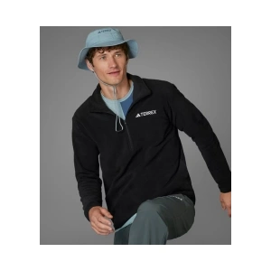 adidas Multi Essentials 1/2 Zip Fleece Erkek Siyah Dik Yaka Sweatshirt