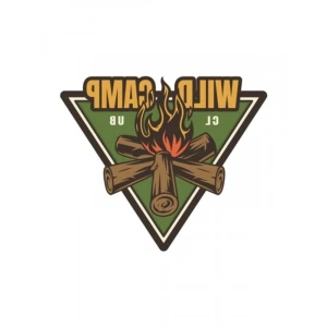Adventure Camping Kamp Off Road Sticker Ateş Fire Off Road 10 x 8,5 cm
