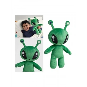Aftonsparv 34 Cm Yeşil Uzaylı Alien Yumuşak Peluş Oyuncak