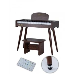 Ahşap Çocuk Piyanosu - 37 Tuşlu Gerçek Tuşlar