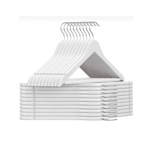 Ahşap Görünümlü 6lı Plastik Askı Seti