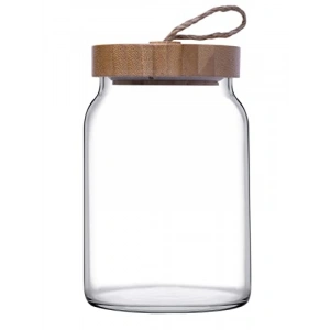 Ahşap Kapaklı Kavanoz - 860 cc