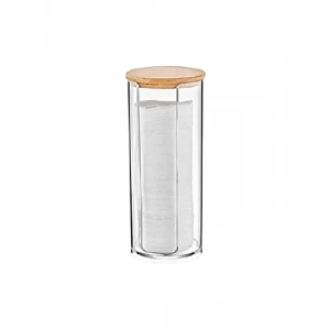 Ahşap Kapaklı Pamukluk Organizeri