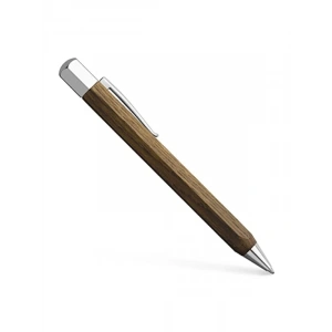 Ahşap Kaplama Roller Kalem, Krom Kaplama Detaylar