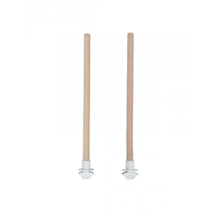 Ahşap Kuş Tüneği, 2 Adet, 15cm Boy, 10mm Çap