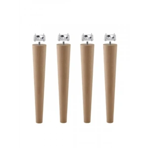 Ahşap Mobilya Ayağı, 4 Adet, 50 cm, M8 Civatalı