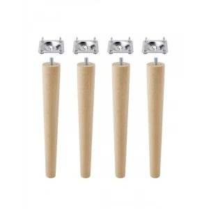 Ahşap Mobilya İçin 30 cm M8 Civatalı Koltuk ve Masa Ayağı Seti (8li)