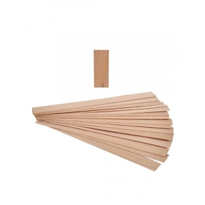 Ahşap Mum Fitili - 60 Adet, 15 cm Boy, 15 mm En