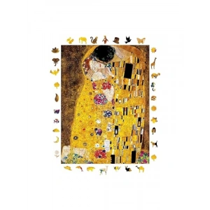 Ahşap Puzzle - Klimt Temalı, 450 Parça, 29 x 39 cm