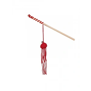 Ahtapot Desenli Kedi Oynatma Oltası