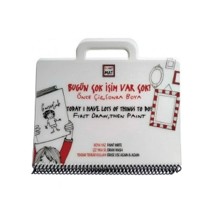 Akademi Çocuk Funny Mat Mini Set - Bugün Çok İşim Var Çok, Önce Bul Sonra Boya