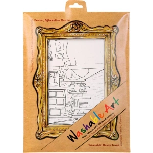 Akademi Çocuk Funny Mat Washable Art (Yıkanabilir Tuval) Vincent Van Gogh -Arles De Oda