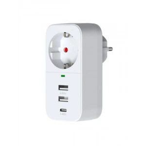 Akım Korumalı USB ve TYPE-C Girişli Priz